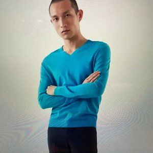 COS V neck, merino wool sweater